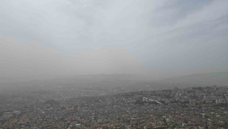 Toz taşınımı Kahramanmaraş’ı etkisi altına aldı