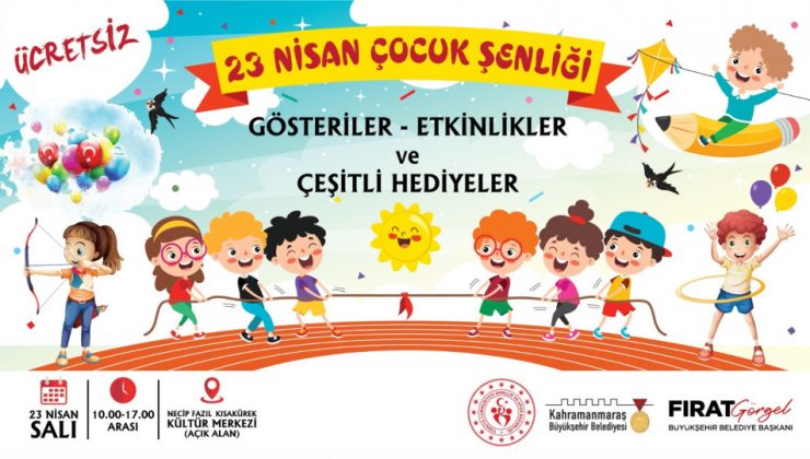 Haydi Çocuklar 23 Nisan Şenliğine!