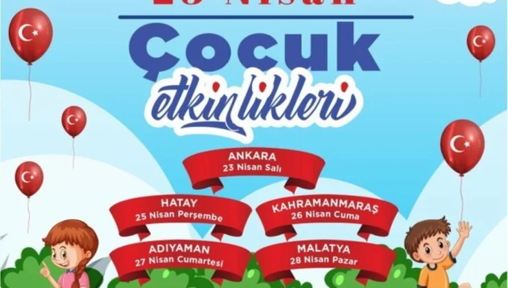 Çevre Bakanlığı, 23 Nisan’da 5 farklı kentte etkinlik düzenleyecek