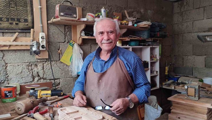 Ahşap ustası Aksu: “Ahşap kokusunda huzur buluyorum”