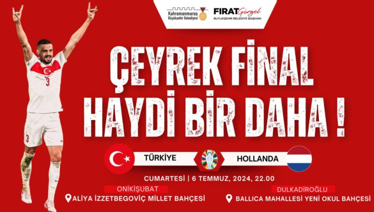 Haydi Çeyrek Finalde Millilerimize Hep Birlikte Desteğe