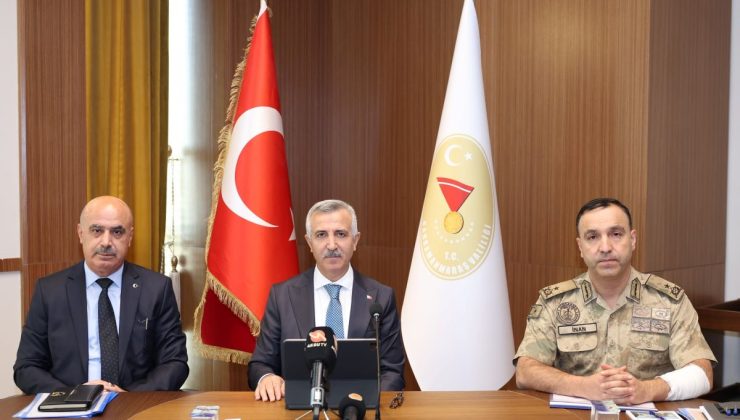 Vali Ünlüer Güvenlik Bilgilendirme Toplantısında Temmuz Ayına Ait Verileri Paylaştı