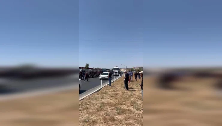 Çiftçiler girdi maliyetlerini protesto etti