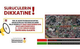 Altyapı Çalışmaları Nedeniyle Trafik Duyurusu