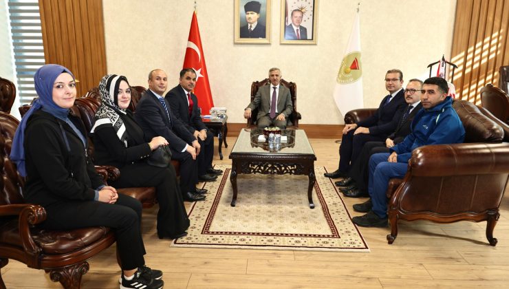 PTT’nin 184. Kuruluş Yıl Dönümü Dolayısıyla Vali Ünlüer’e Ziyaret