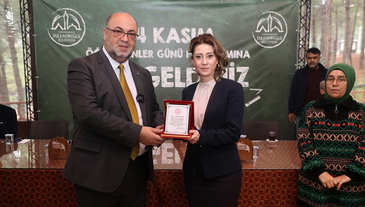 DULKADİROĞLU’NDA 24 KASIM ÖĞRETMENLER GÜNÜ COŞKUYLA KUTLANDI