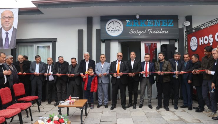 ERKENEZ MAHALLESİ ÇOK AMAÇLI SOSYAL TESİSİ AÇILDI