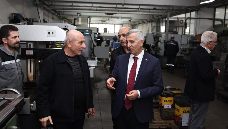 Vali Mükerrem Ünlüer, Şekermaksan Makina Üretim Tesisini Ziyaret Etti