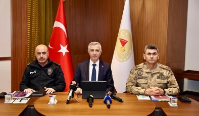 Vali Ünlüer, 2024 Yılı Asayiş ve Güvenlik Faaliyetlerini Değerlendirdi