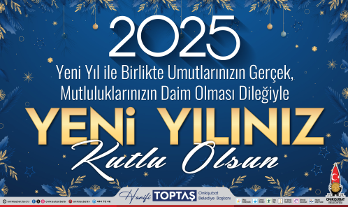 Başkan Hanifi Toptaş’tan yeni yıl mesajı