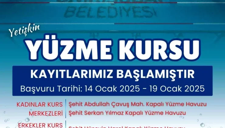 Yüzme Kursları Başladı