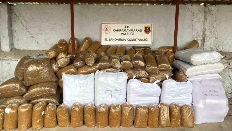 1.6 Ton Kaçak Tütün Ele Geçirildi