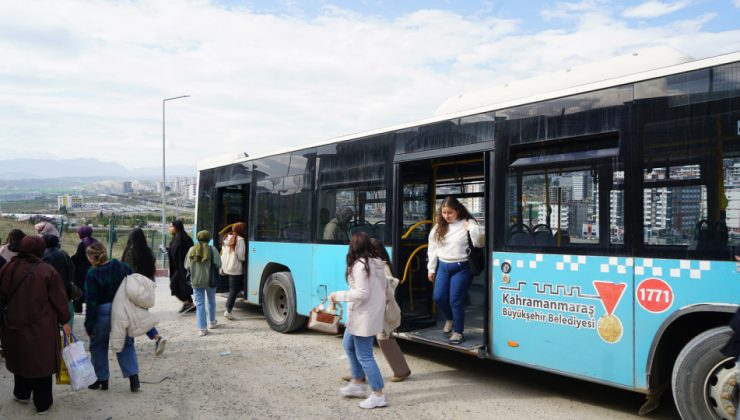 Büyükşehir, KSÜ Avşar Kampüsü’nde Ücretsiz Ring Seferleri Başlattı