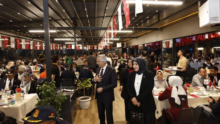 Vali Ünlüer ve Eşi Dr. Selma Ünlüer, İftarını Gazilerimiz ve Aileleri ile Yaptı