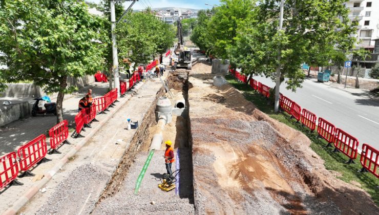 Dulkadiroğlu’nda Yeni Altyapı Hatlarının İmalatı Sürüyor
