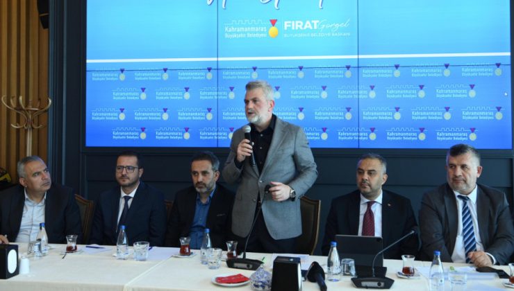 Başkan Görgel, Onikişubat’ın Batı Mahalle Muhtarlarıyla Bir Araya Geldi