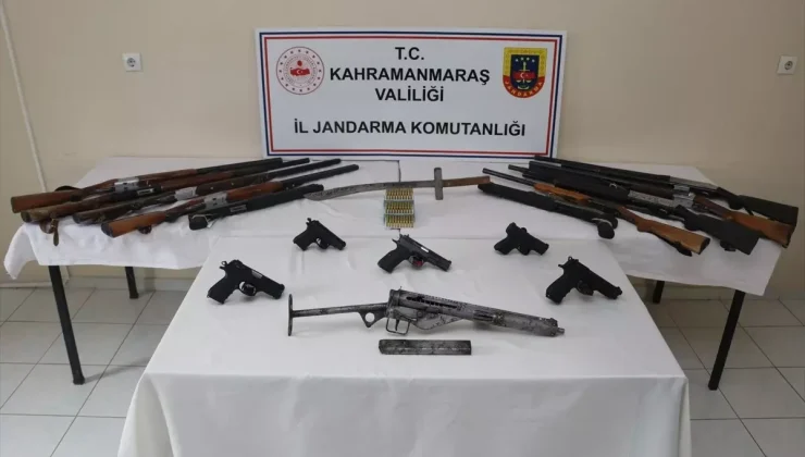 Kahramanmaraş’ta Kaçak Silah Operasyonu