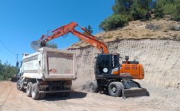 AĞABEYLİ MAHALLESİ’NDE YOL İYİLEŞTİRME ÇALIŞMALARI DEVAM EDİYOR