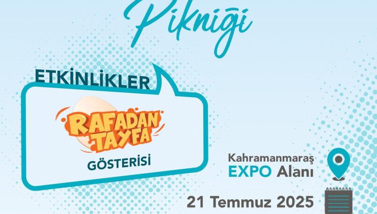 Onikişubat Belediyesi ve TÜGVA İşbirliğinde ‘Büyük Aile Pikniği’ Düzenlenecek