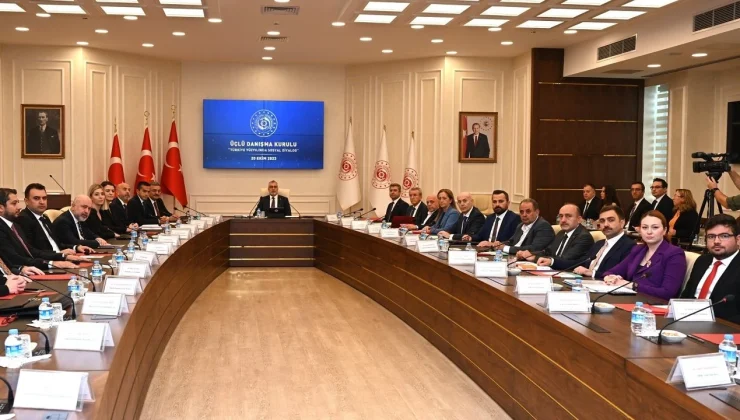 ÜÇLÜ DANIŞMA KURULU, ASGARİ ÜCRET SÜRECİNE İLİŞKİN TOPLANDI