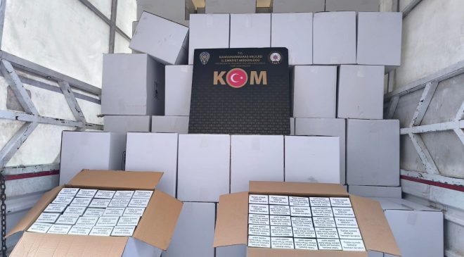 Kahramanmaraş’ta KOM Ekiplerinden Kaçakçılık Operasyonu: 2 Kişi Hakkında İşlem Yapıldı