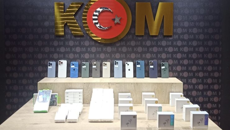 Kahramanmaraş’ta Kaçak Telefon ve Emtia Operasyonu