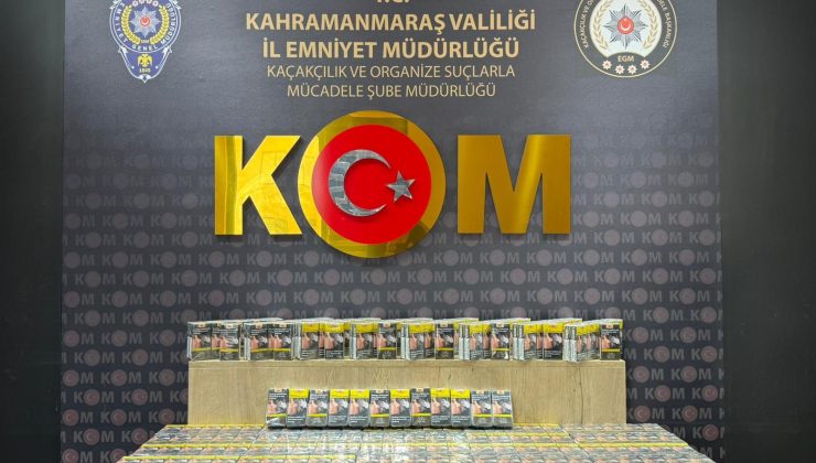 Kahramanmaraş’ta KOM Operasyonları: Kaçak Sigara, Telefon ve Parfüm Ele Geçirildi 7 Şüpheliye Adli İşlem