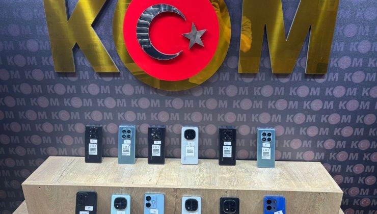 Kahramanmaraş’ta Kaçak Cep Telefonu Operasyonu