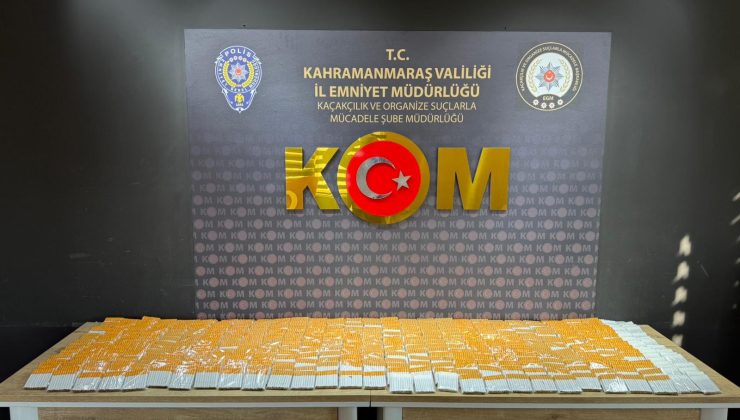 Kahramanmaraş’ta Kaçakçılık Operasyonları: Çok Miktarda Kaçak Ürün Ele Geçirildi