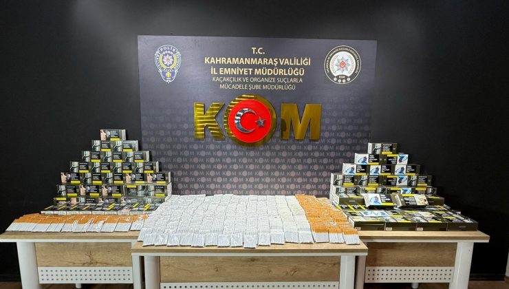 Kahramanmaraş’ta KOM Operasyonları: Çok Sayıda Kaçak Ürün Ele Geçirildi