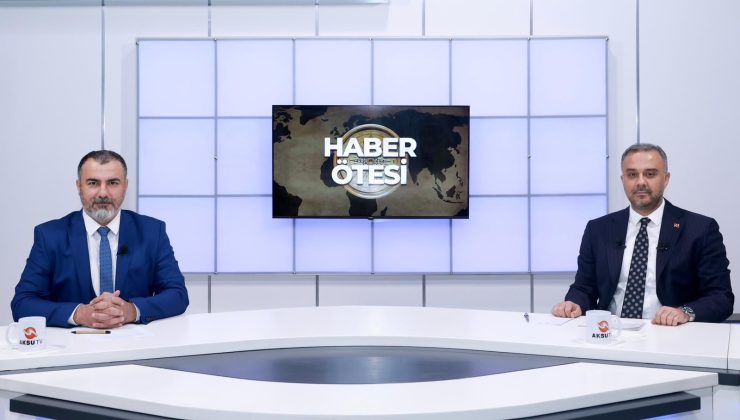 Başkan Hanifi Toptaş AKSU TV’de Onikişubat’ın Geleceğini Anlattı