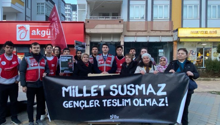 CHP Kahramanmaraş Gençlik Kolları’ndan Tutuklamalara Tepki