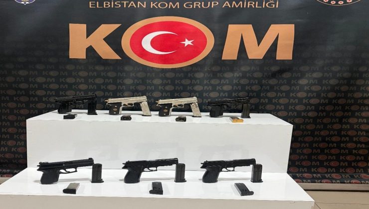 Kahramanmaraş’ta KOM Ekiplerinden Kaçakçılık ve Silah Operasyonları