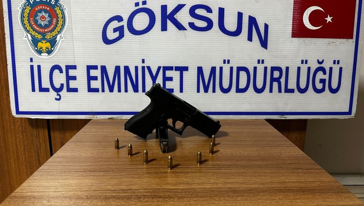 Göksun’da Aranan Şahıs Yakalandı, Ruhsatsız Silah Ele Geçirildi