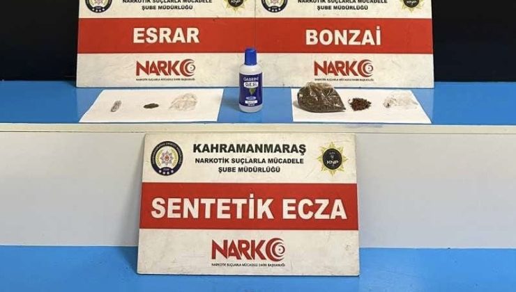Kahramanmaraş’ta Narkotik Operasyonu: 2 Tutuklama