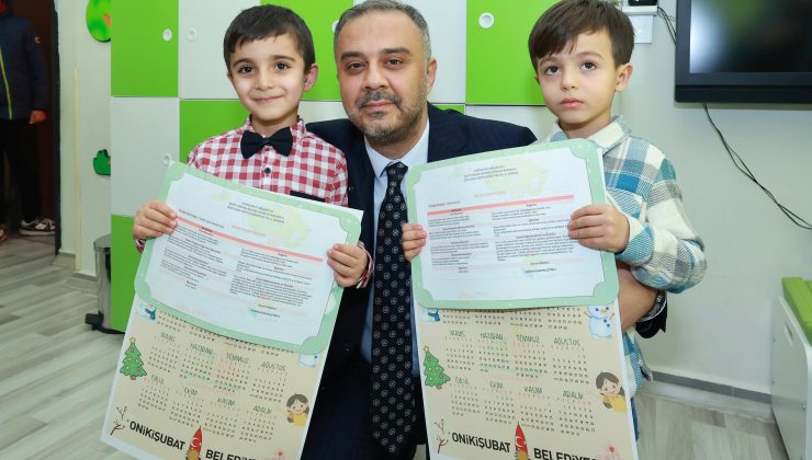 Onikişubat’ta Karne Sevinci: Miniklerden Başkan Toptaş’a Anlamlı Sürpriz