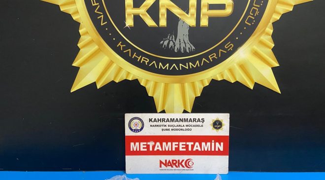 Kahramanmaraş’ta Narkotik Operasyonu: 3 Şüpheli Tutuklandı