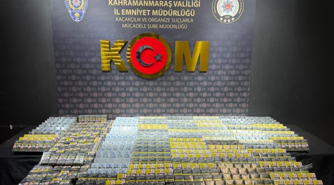 Kahramanmaraş’ta Narkotik ve Kaçakçılıkla Mücadele Operasyonu