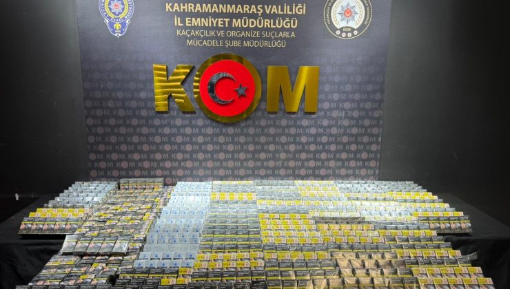 Kahramanmaraş’ta Narkotik ve Kaçakçılıkla Mücadele Operasyonu