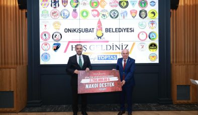 Onikişubat Belediyesi’nden Amatör Spora 2,75 Milyon TL’lik Güçlü Destek
