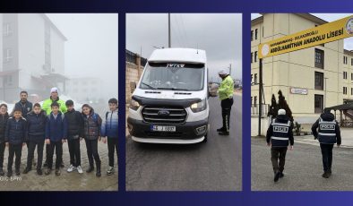 Kahramanmaraş’ta Okul Çevreleri ve Servis Araçlarına Yönelik Denetim
