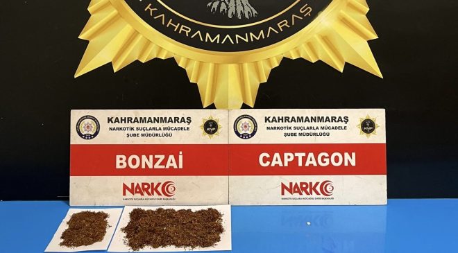Kahramanmaraş’ta Narkotik Operasyonu: 2 Şüpheli Tutuklandı
