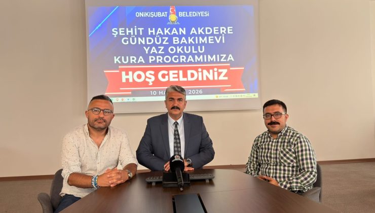 Onikişubat Belediyesi’nden Miniklere Dolu Dolu Yaz Tatili
