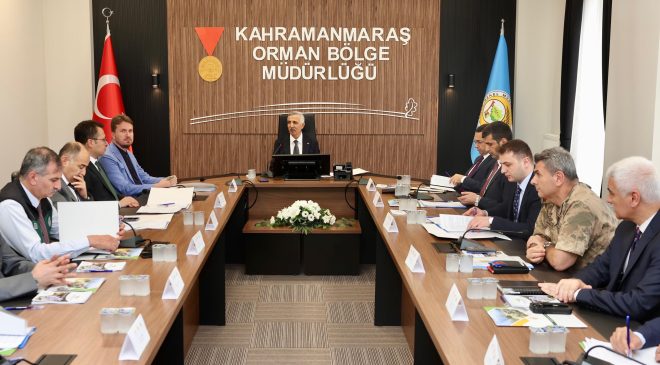 Vali Ünlüer Başkanlığında Orman Yangınlarıyla Mücadele Toplantısı Düzenlendi
