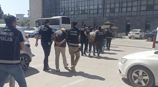 KAHRAMANMARAŞ’TA UYUŞTURUCU OPERASYONU: 30 ŞÜPHELİ YAKALANDI, 25 KİŞİ TUTUKLANDI