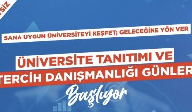 Kahramanmaraş’ta Üniversite Tanıtım ve Tercih Danışmanlığı Günleri Başlıyor