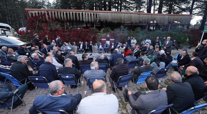 Başkan Toptaş, Muhtarlarla Başkonuş Yaylası’nda Buluştu